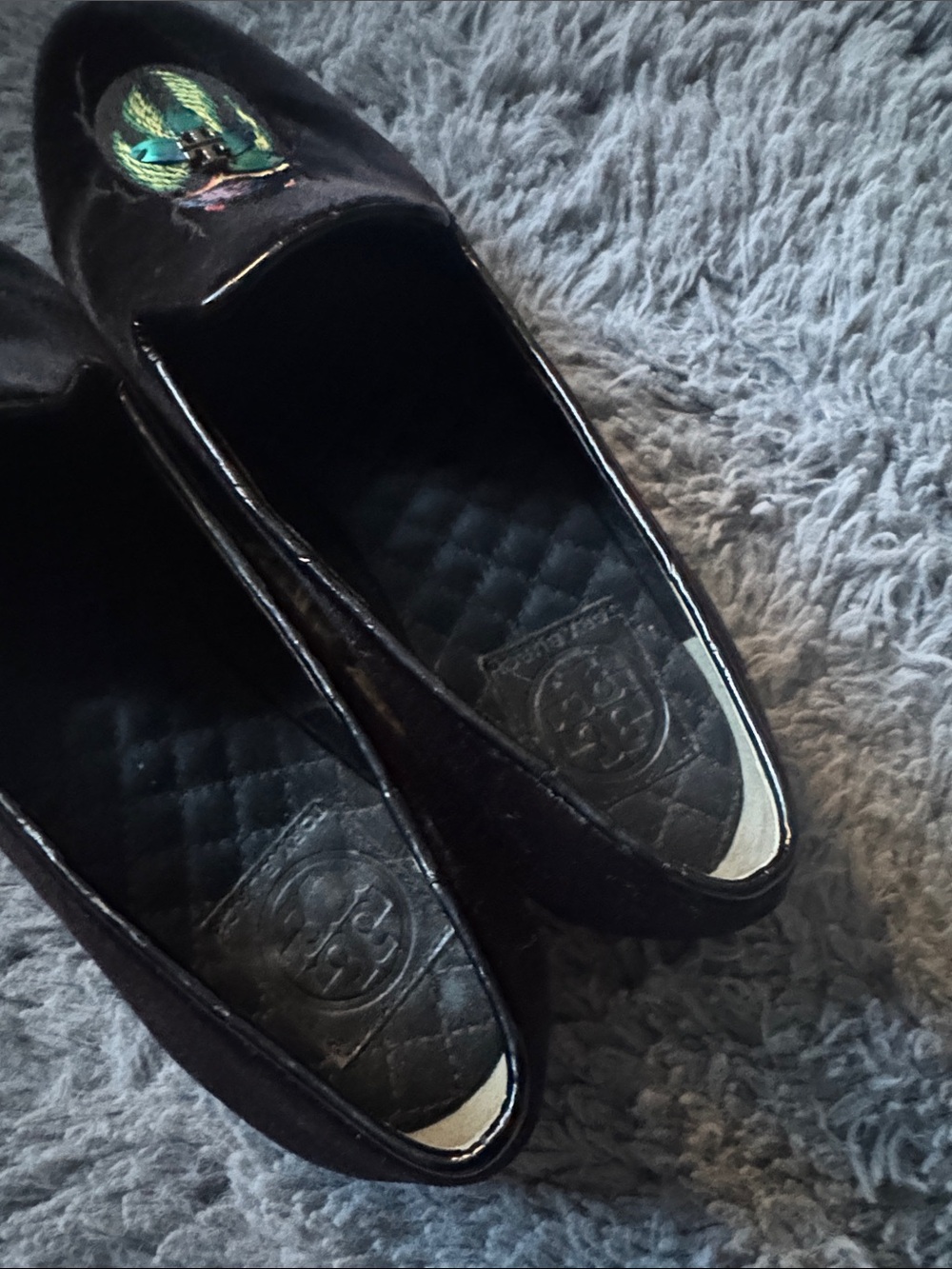 Tory Burch Easton Beetle Loafers Size 7.5 - Picture 5 of 13
